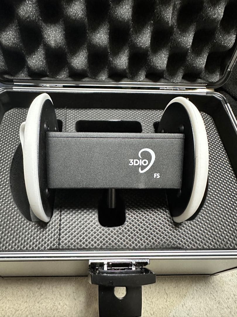 ナ*ン様 3DIO Free Space バイノーラルマイク「ケース、スタンド付