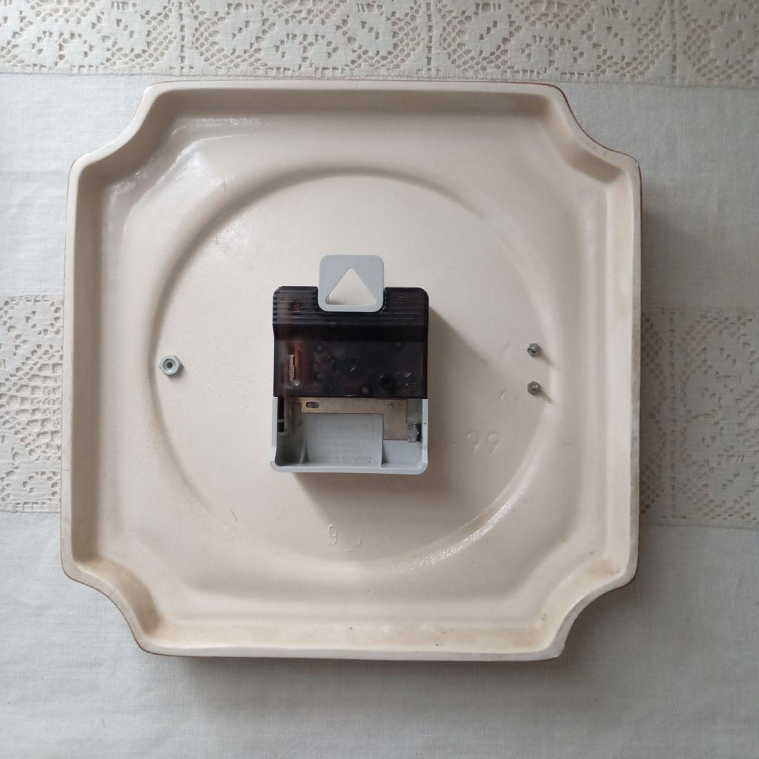 Kienzle 掛時計 ブラウン 陶器製　1970年代ドイツビンテージ