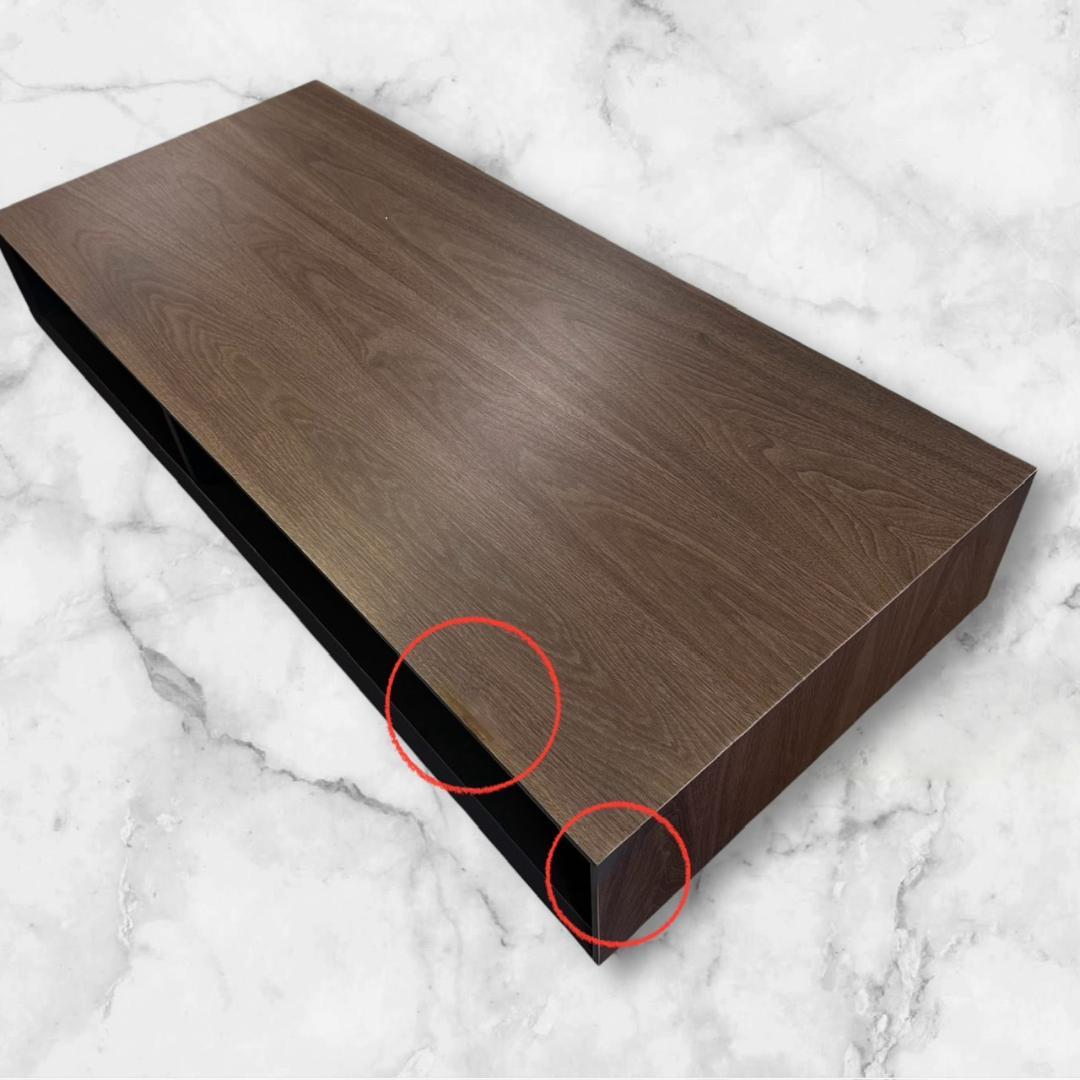 北欧風 センターテーブル 両面 引き出し付き 100cm 木 の 箱