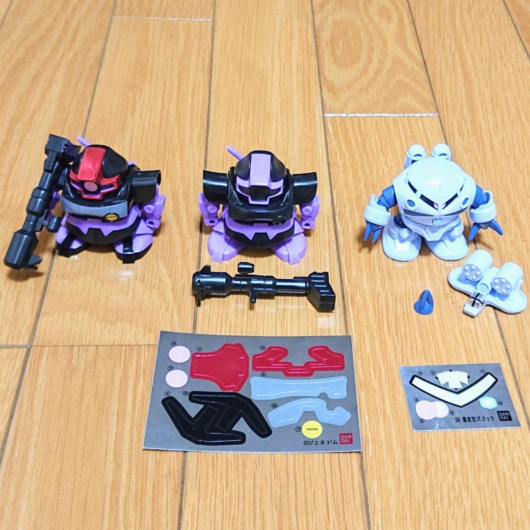SDガンダム Gジェネレーション ドム ×3体 量産型ズゴック - メルカリ