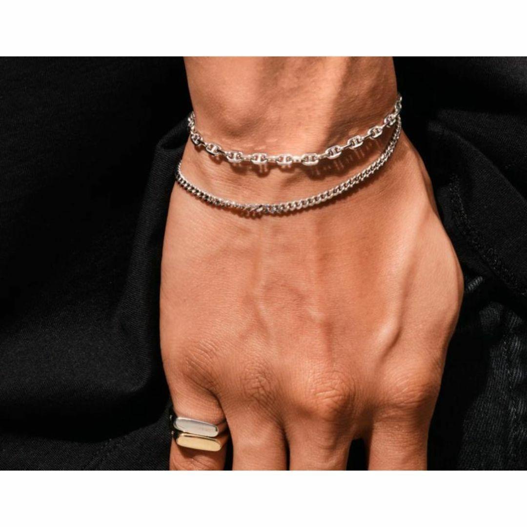 TOMWOOD トムウッド ケーブル ブレスレット シルバー 7.7