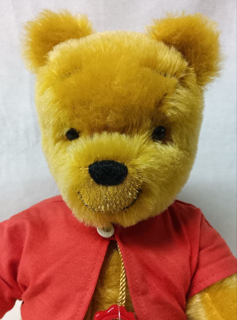 赤ハーマン社製ウィニー・ザ・プー　2001年　くまのプーさん　限定品　レア　美品