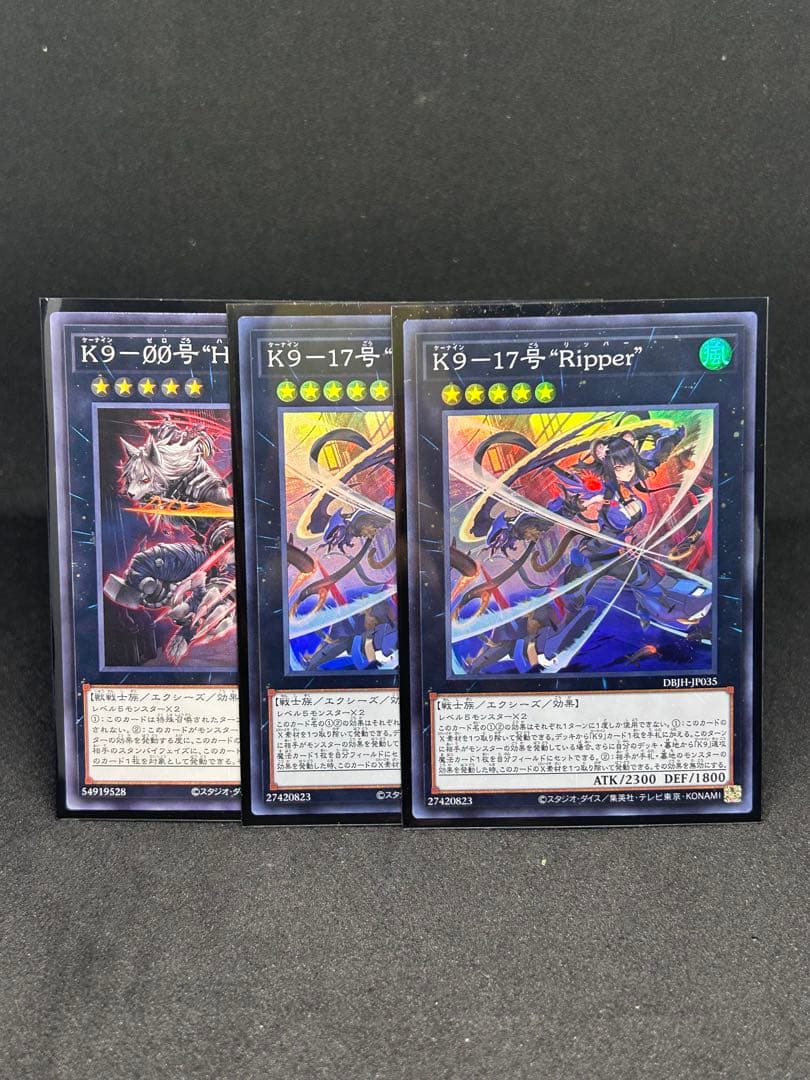 遊戯王　K9 構築済みデッキ