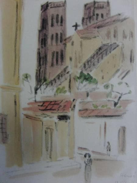 辻永、ハノイにて、希少、限定、画集より、状態良好、新品額付