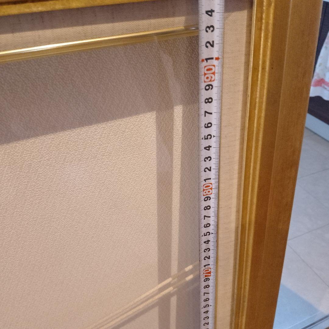 【限定値下げ】レトロ風　ゴールドの油彩額縁のみ 　特大サイズ