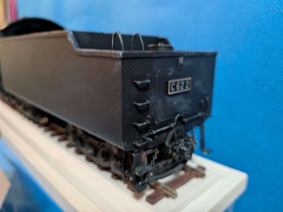 C62蒸気機関車金属製ビッグスケールサイズ全長50センチ約2Kg飾り