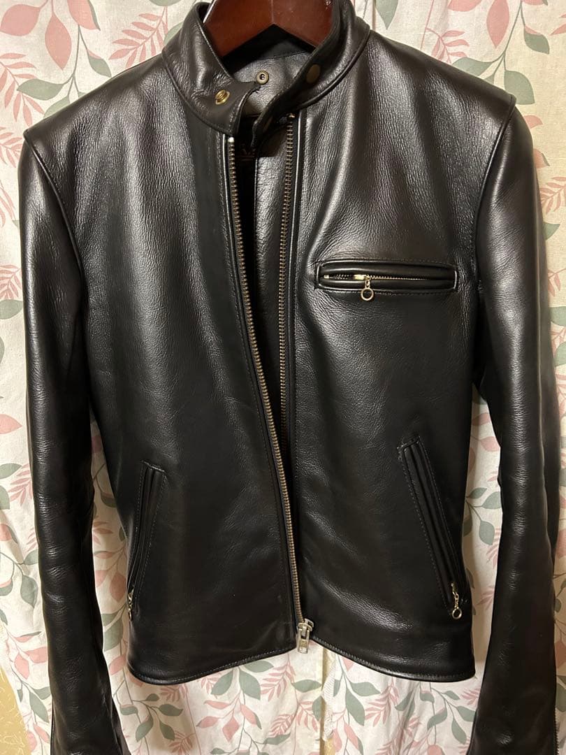 ￼vanson Bシングルライダース。 バンソン B シングルライダース 38（M～細身のL相当 - 革屋Marvy