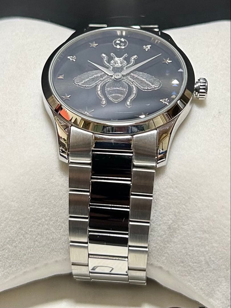 新品 GUCCI G-タイムレス 腕時計 アイコニック ウォッチ ハチ Bee