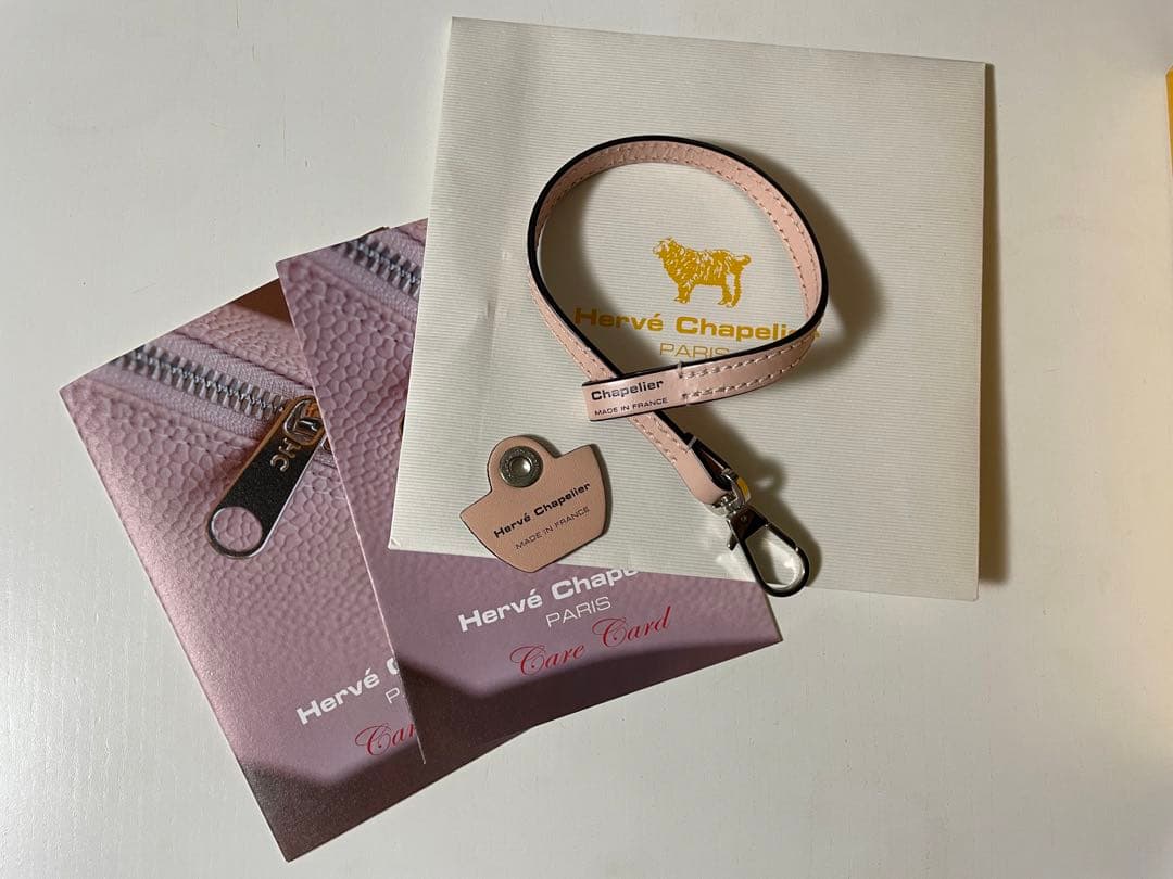 エルベシャプリエ レザーストラップ チャーム セット ドラジェ エルベ