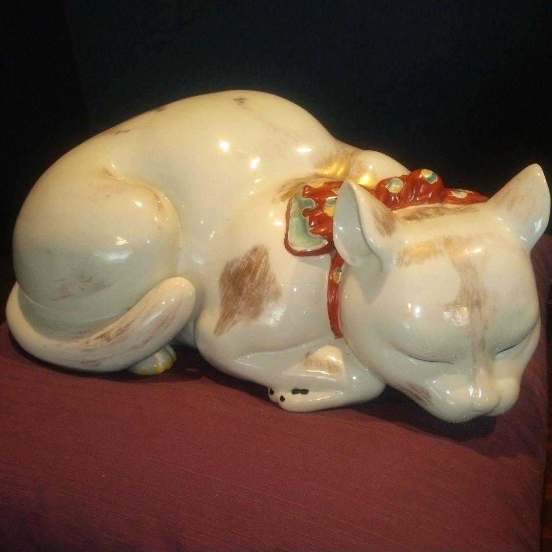 海を渡り、米国で百年以上眠り続けた猫！明治後期 眠り猫ねこ 招き猫