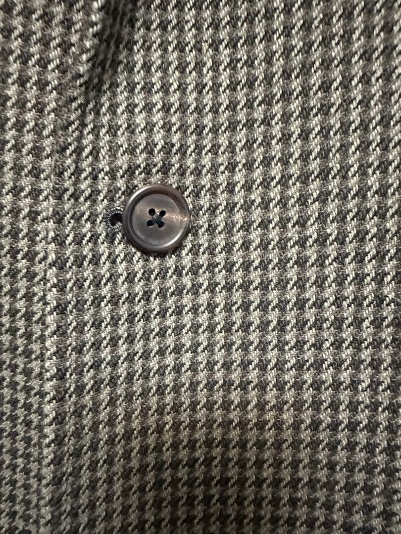 美品　激レア【Y's for men コート】千鳥格子柄ハウンド‐トゥース