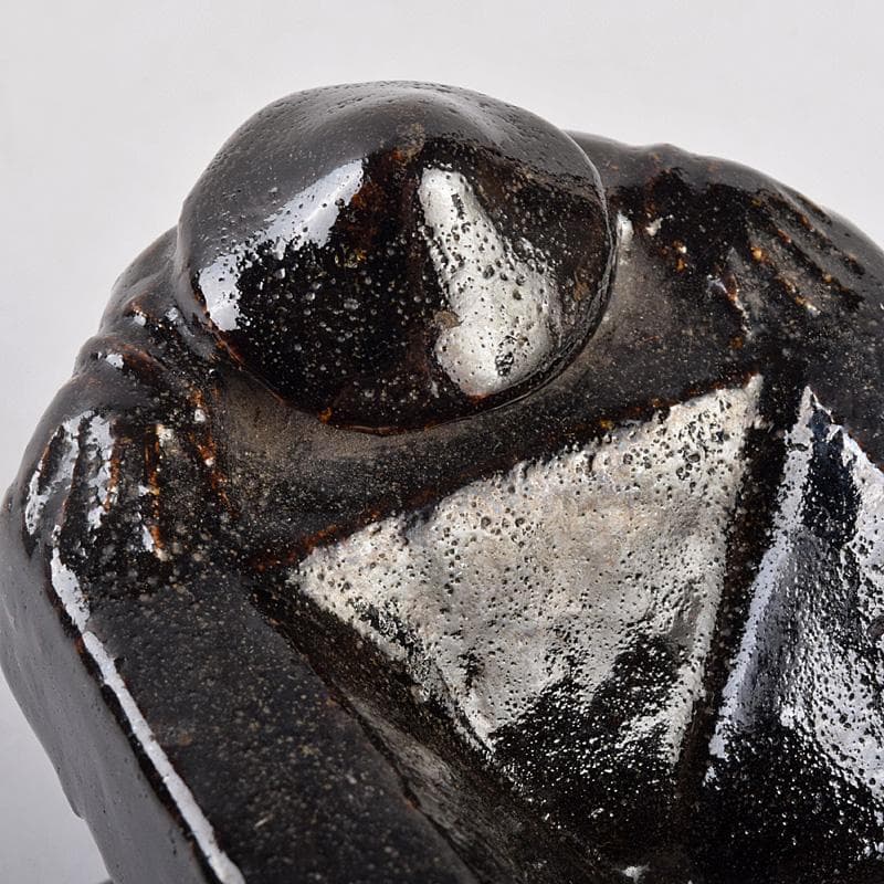 茶道具 楽吉左衛門 九代了入作 一閑人 蓋置 共箱 V R9013 - メルカリ