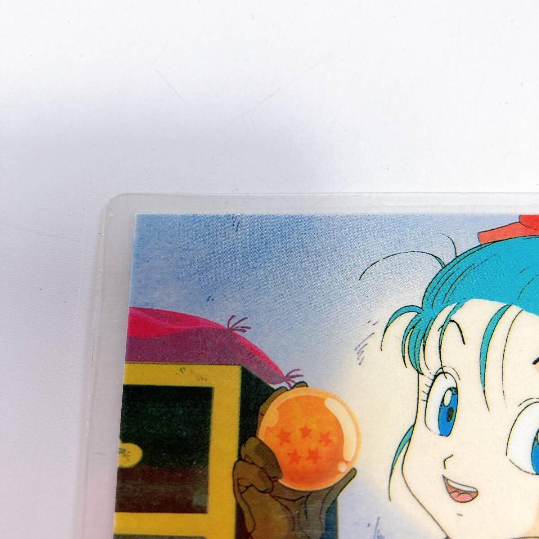 公式シール有】ドラゴンボール 初期 無印 ブルマ ラミネートカード