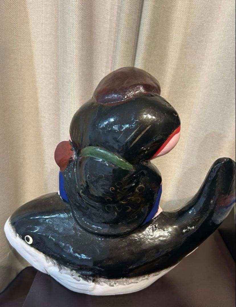 希少 長野県 中野雛人形 ふぐ乗り大黒天 中野人形 中野土びな 土雛