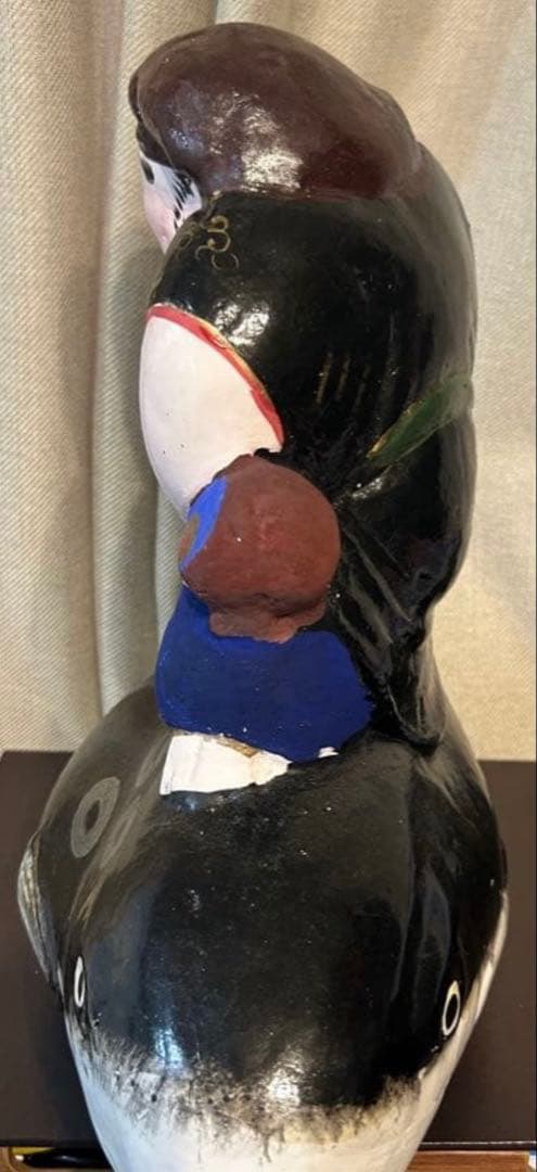 希少 長野県 中野雛人形 ふぐ乗り大黒天 中野人形 中野土びな 土雛