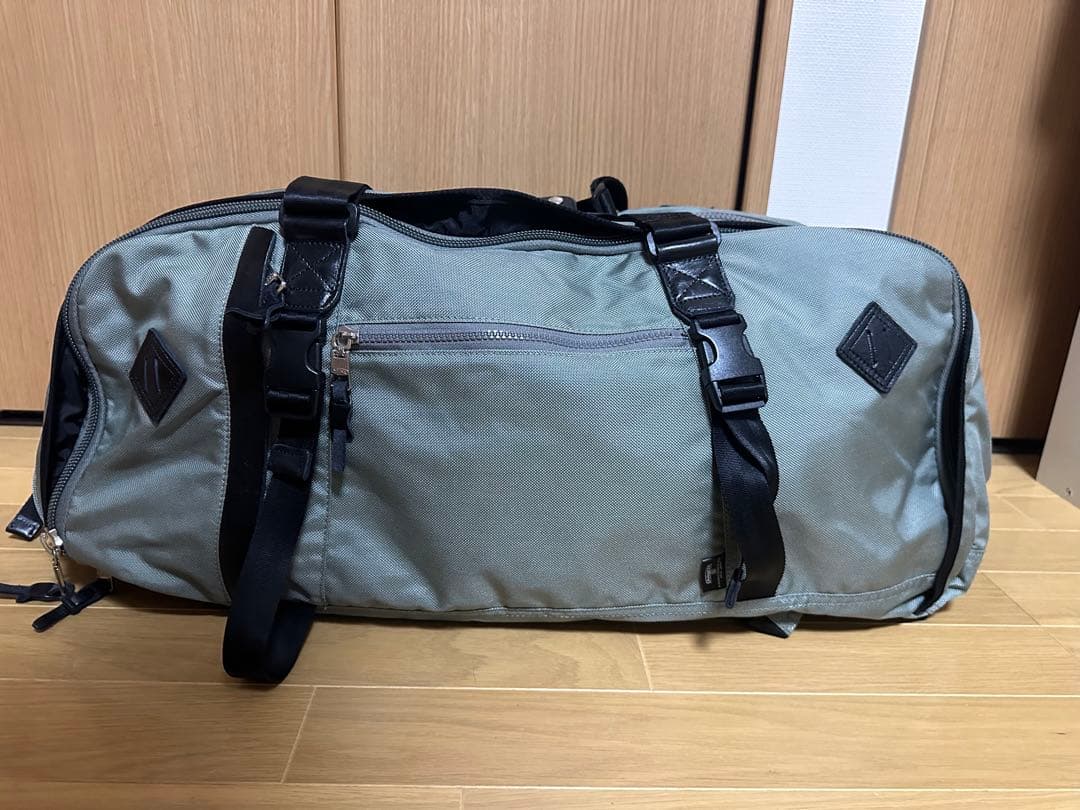 AS2OV グレー ボストンバッグ コーデュラナイロン製 AS2OV（アッソブ） ドラムバッグ EXCLUSIVE BALLISTIC NYLON 3WAY