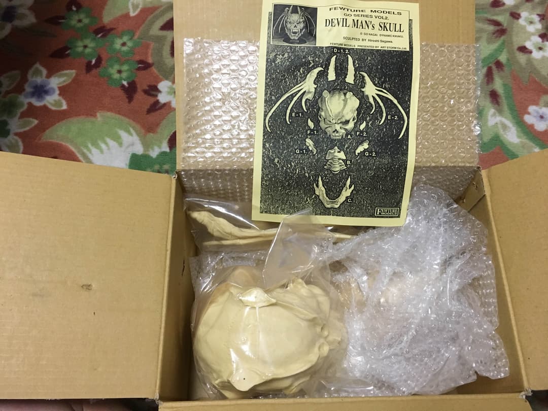 今も人気。 デビルマン フューチャーモデル.スカルヘッド