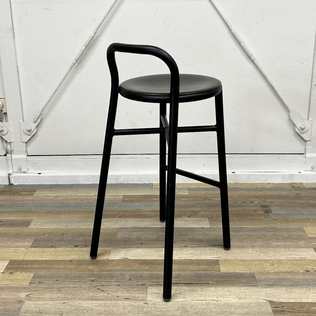 【値下げ】MAGIS ハイチェア Pipe stool ブラック ダークビーチ