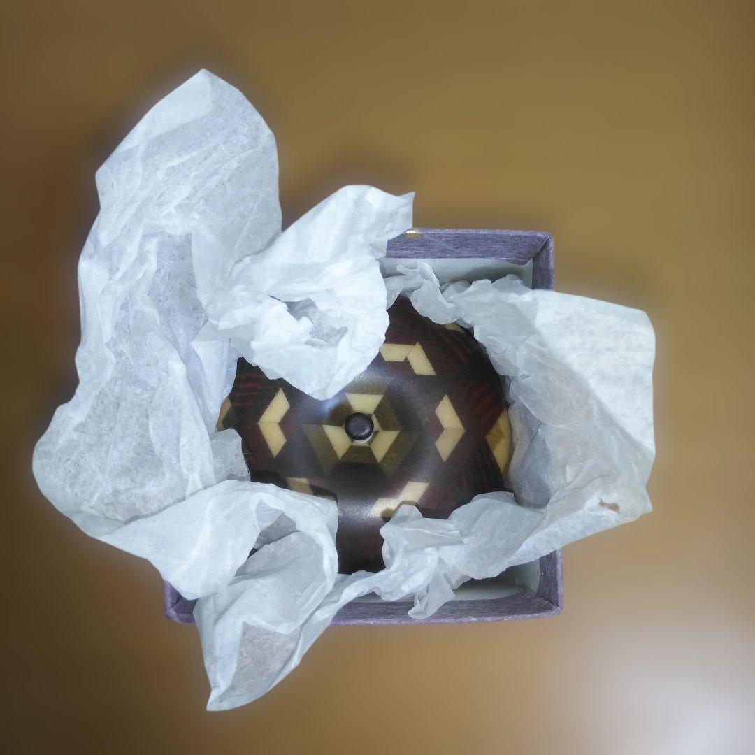 箱根寄木細工 りんご 小物入れ アクセサリーケース 工芸品 民芸品 木工