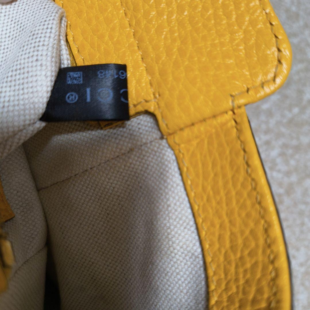 Gucci スウィング ミニ ハンドバッグ 2wax ショルダーバッグ イエロー