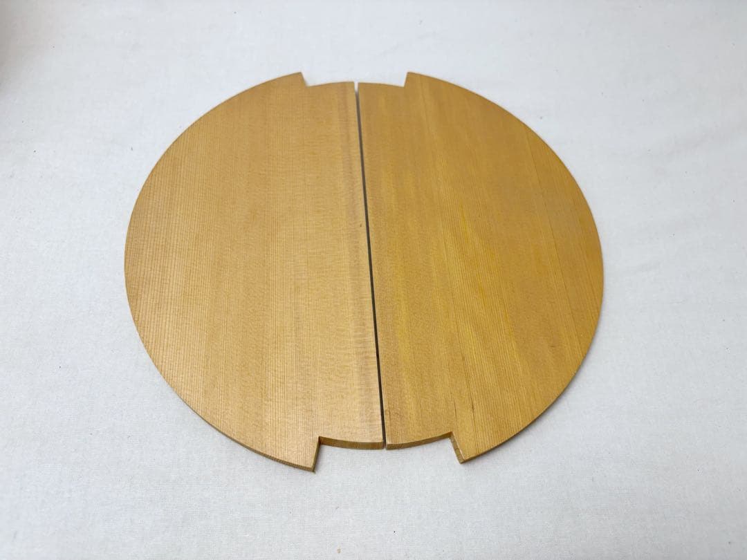 美品 茶道具 水張桶 手桶水指 木地 割蓋付き 水屋