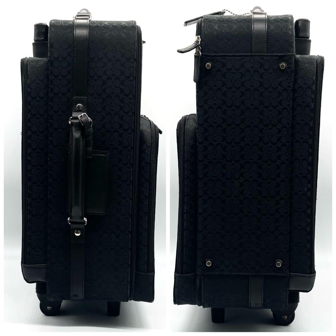 美品】コーチ キャリーケース シグネチャー 総柄 スーツケース