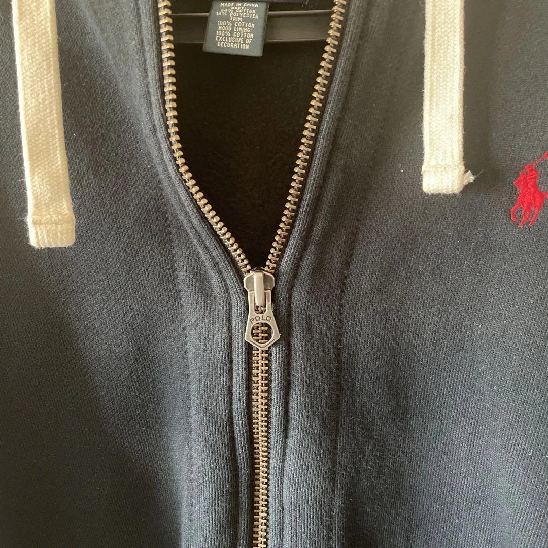 Polo by Ralph Lauren ブラック　パーカー M