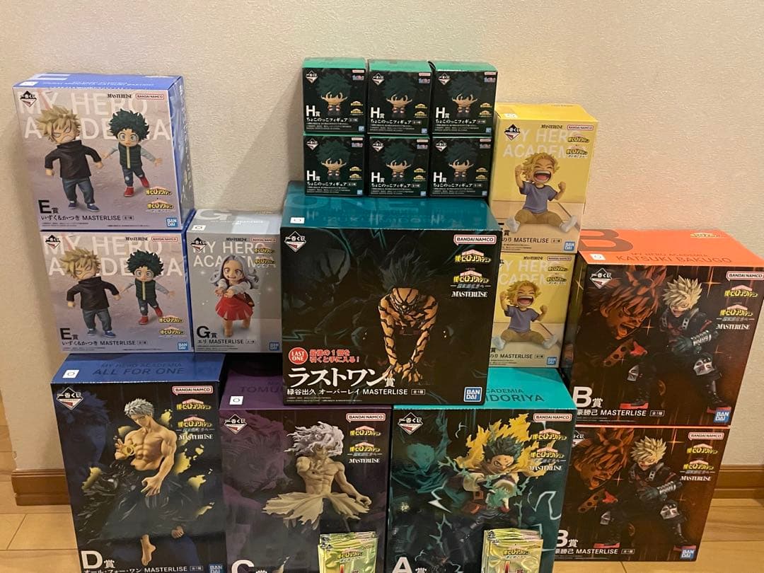 12/28まで限定価格！僕のヒーローアカデミア　一番くじ　77点