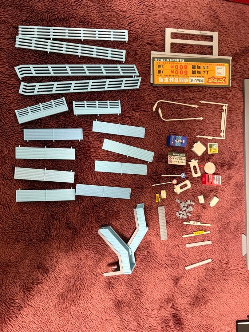 拓意 XCARTOYS 立体駐車場 1/64 ジオラマ 1層2段駐車場