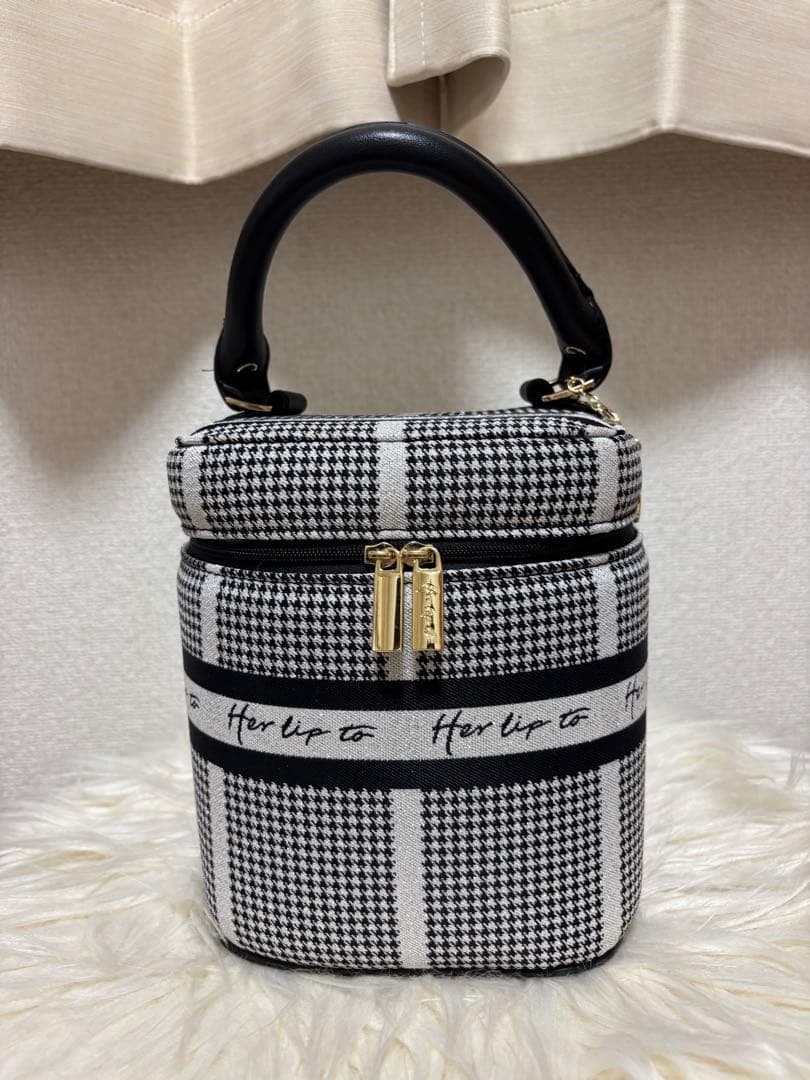 Herlipto Jacquard Vanity Bag gold