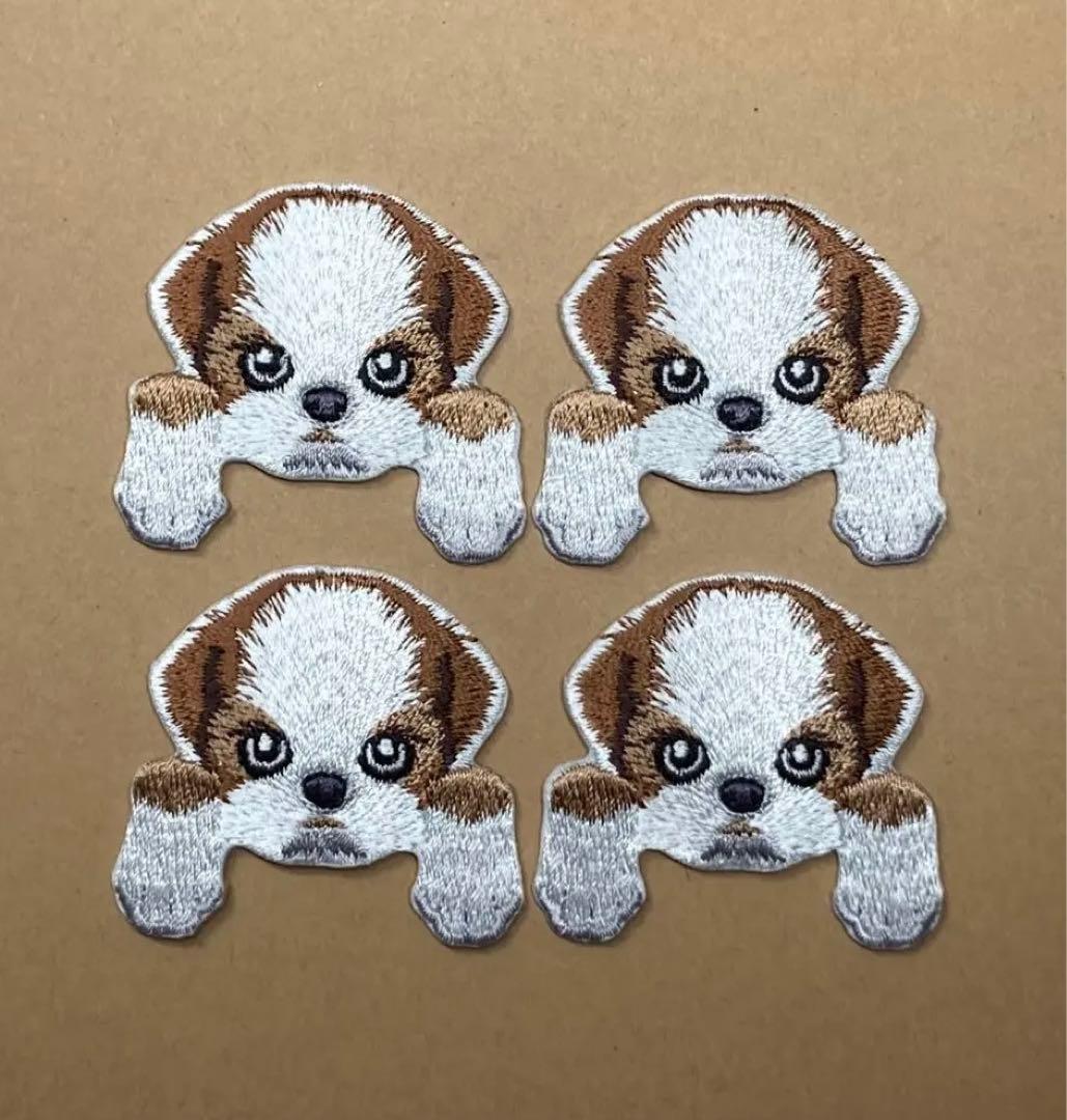 犬、シーズーワッペン