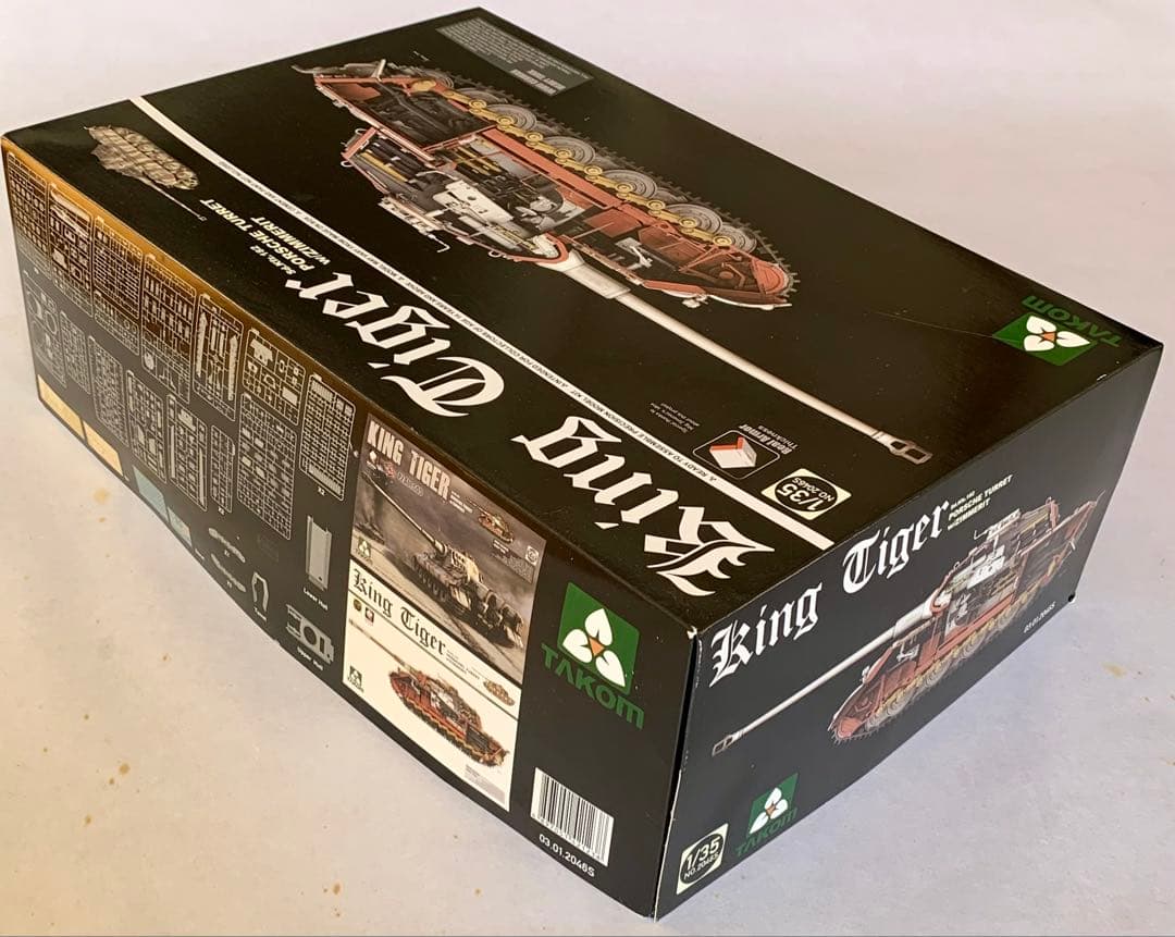 キングタイガー フルインテリア TAKOM製 1/35 戦車プラモデル 希少品