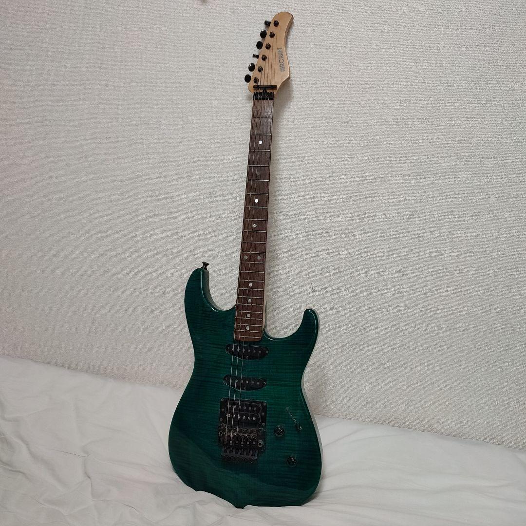 AIRCRAFT グリーンエレキギター　ジャンク AIRCRAFT グリーンエレキギター ジャンク 2025年11月5日更新
