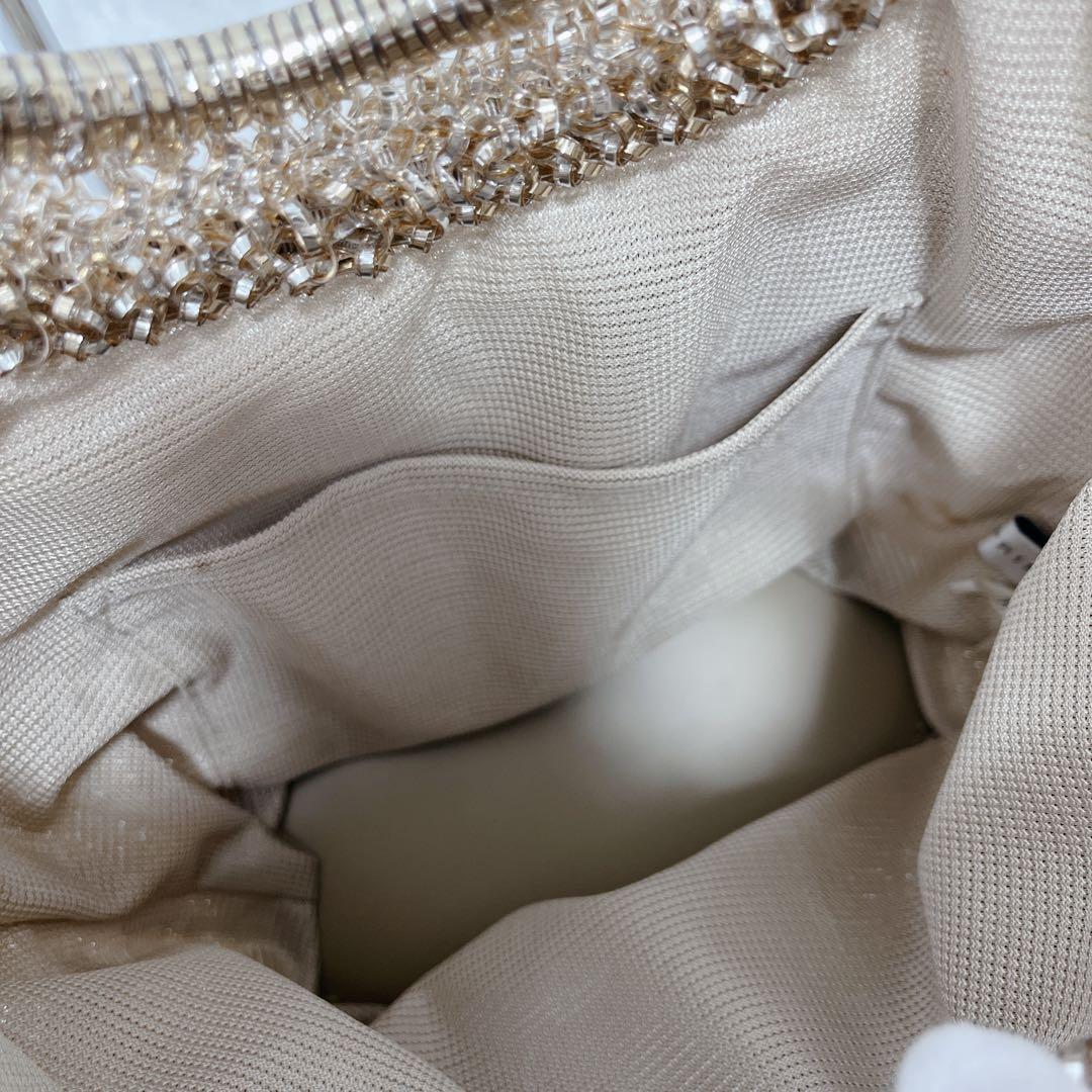 【美品】アンテプリマ ラフィアアマーノ ワイヤーバッグ リボン バイカラー