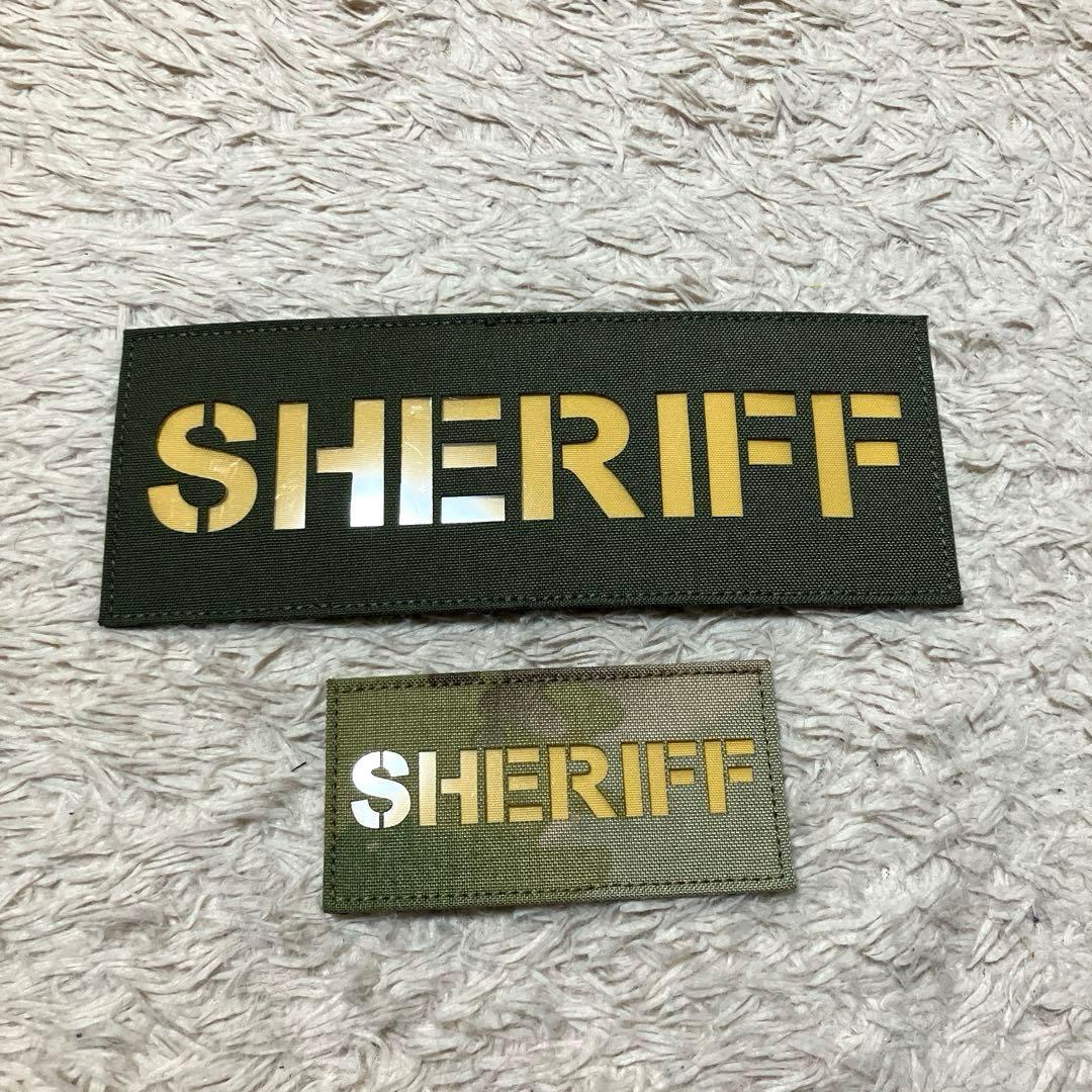 SHERIFF パッチ ポリスバッジ ハンドカフ LE装備