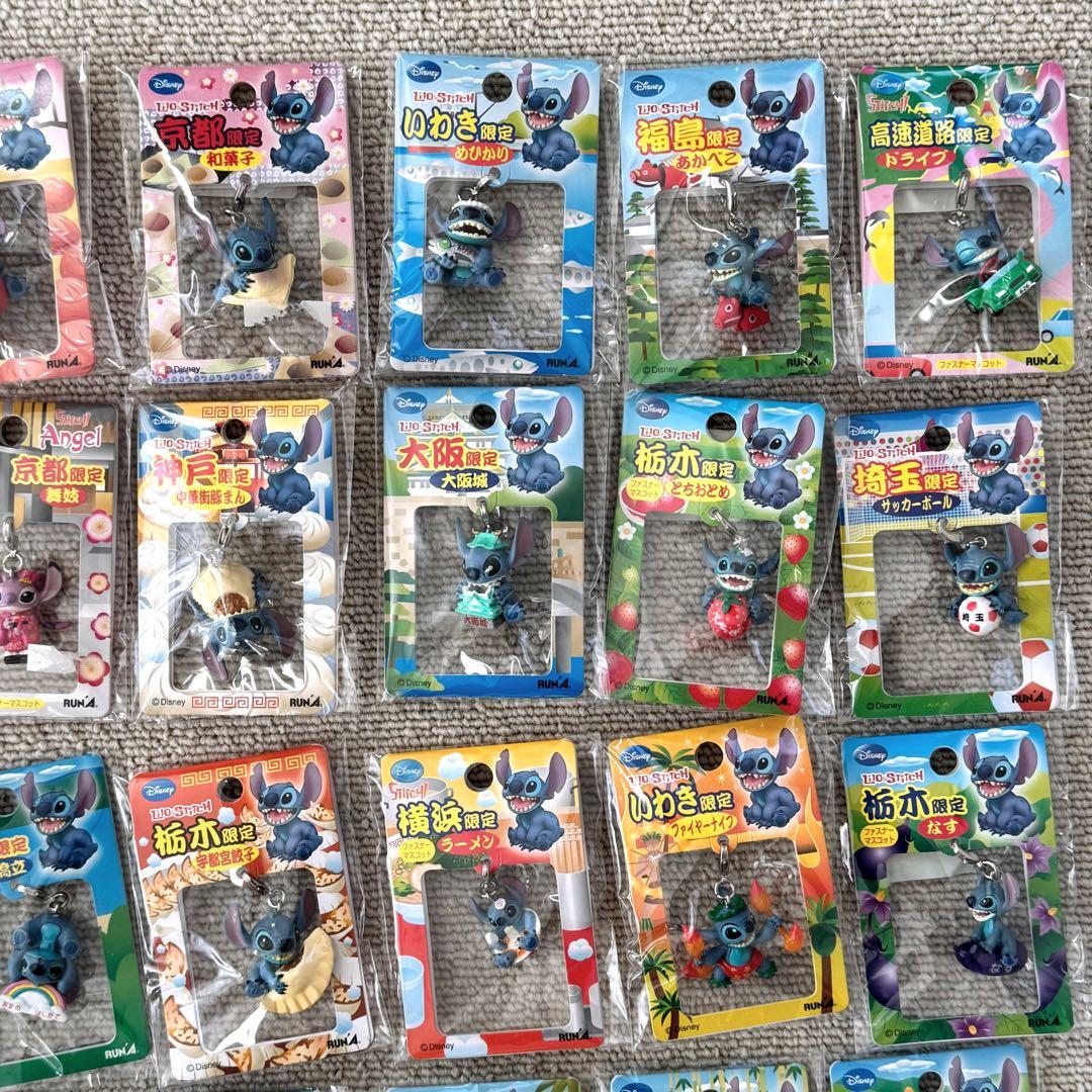 〈新品・未使用・希少〉ご当地 スティッチ ストラップ ファスナーマスコット