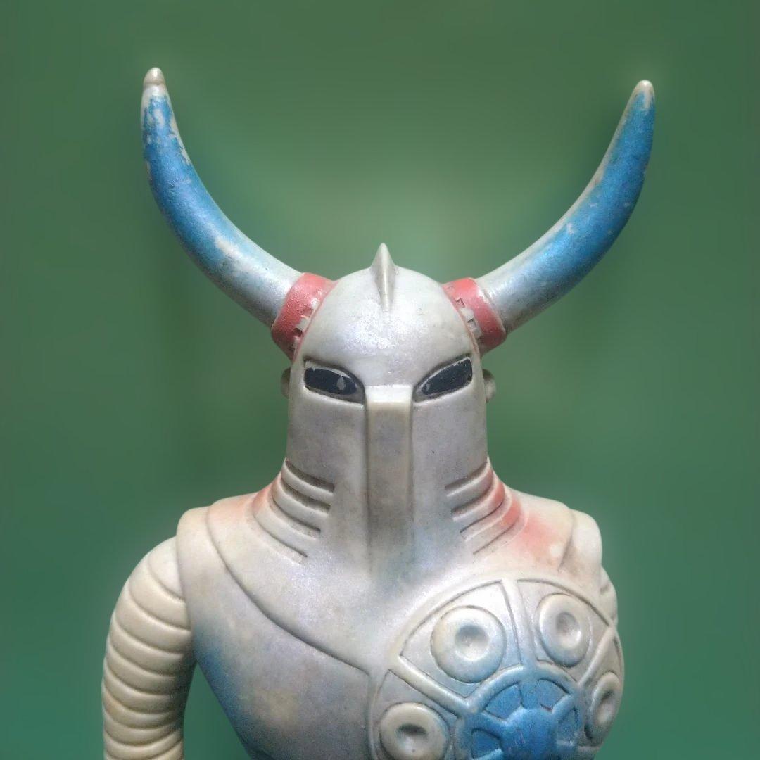 【当時物 】 宣弘社 レッドバロン バイキング3世 ブルマァクソフビ