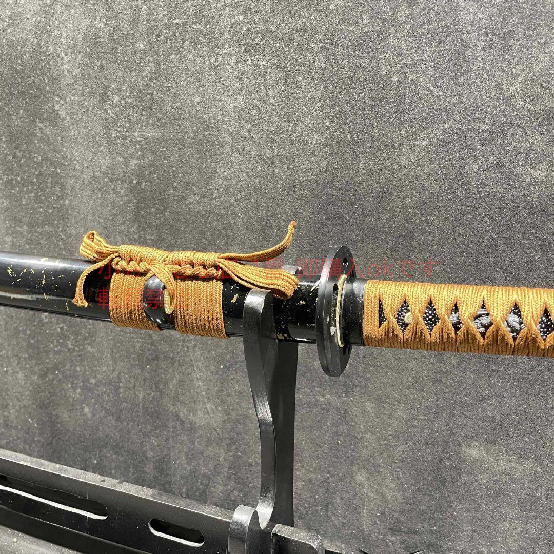 侍刀-耀金墨染 古兵器 武具 刀装具 日本刀 模造刀 居合刀