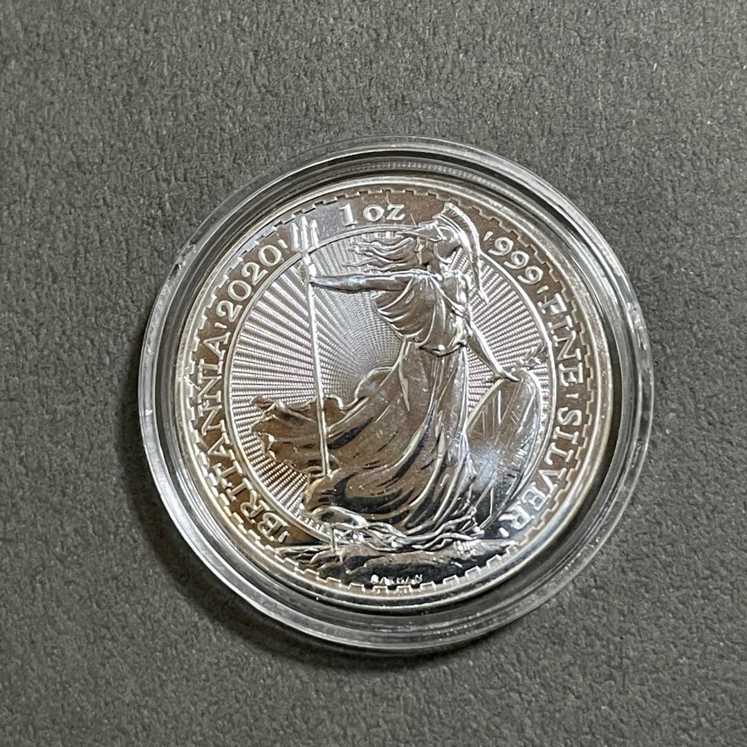 1オンス ブリタニア銀貨 2020 - メルカリ