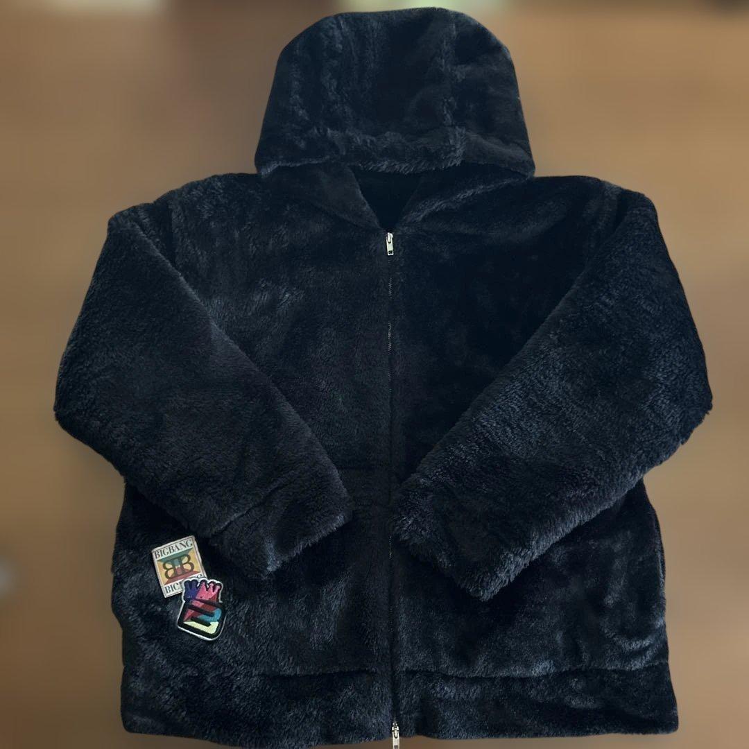 BIGBANG ツアー2017 ボアパーカー M ブラック フェイクファー＋小物