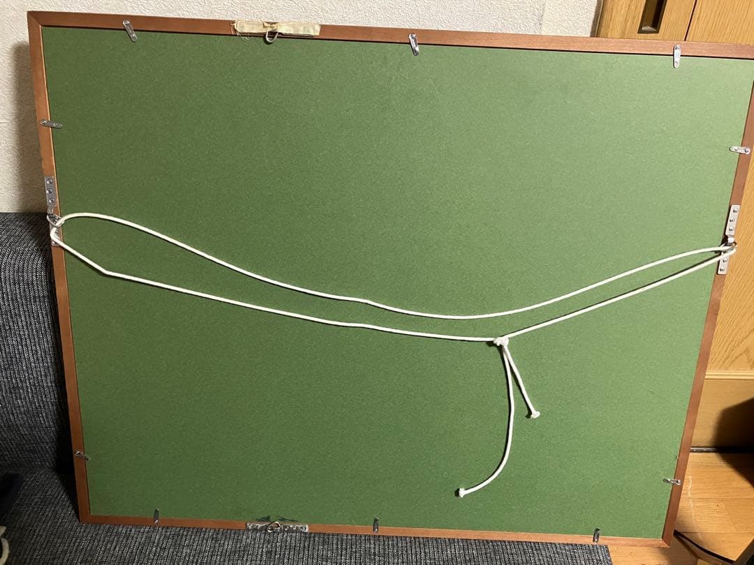 油絵 「街角」小松明