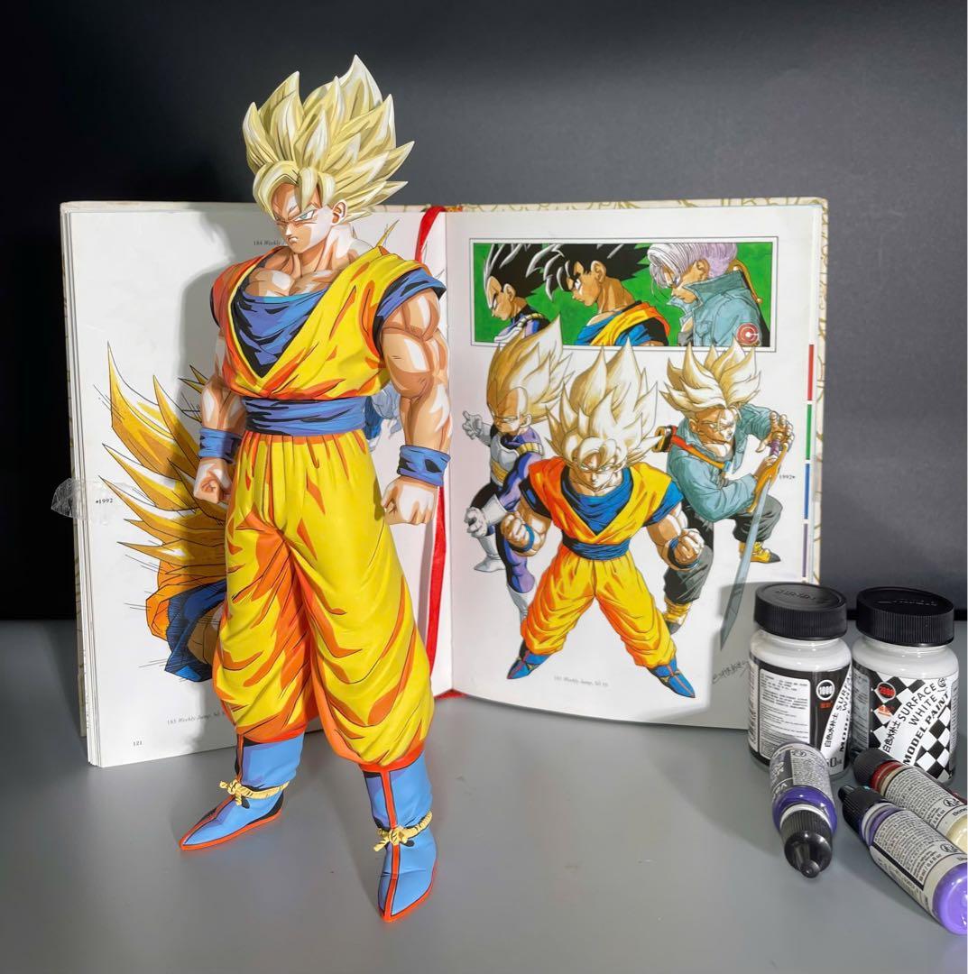 ドラゴンボールZ 孫悟空 スーパーサイヤ人2 リペイント2Dフィギュア