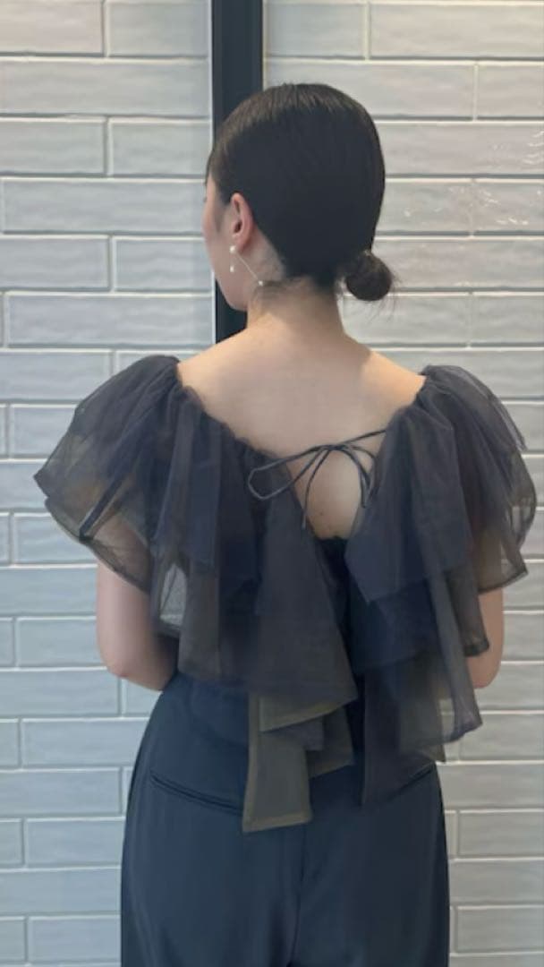 ☆新品☆LAGUNAMOON 人気のチャコールグレーパンツドレス　ラグナムーン