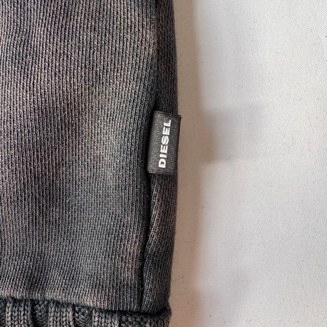 DIESEL Destroy Zip up Hoodie ダメージ パーカー L