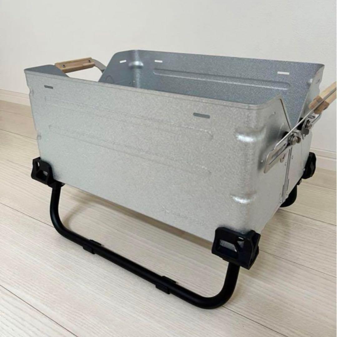 シェルフコンテナ25 マットブラック塗装済み スノーピーク peak