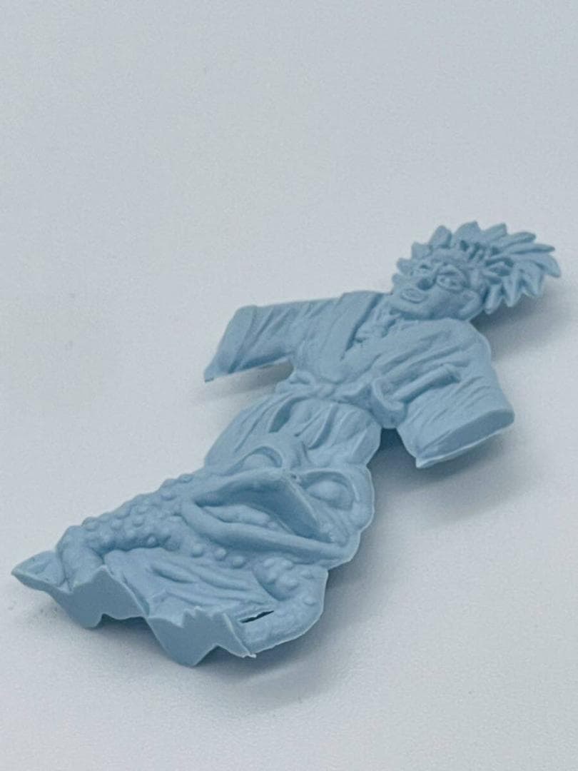 昭和レトロ 妖怪 ガマ仙人 蝦蟇忍者（水色） ポリ人形 当時物 パチ