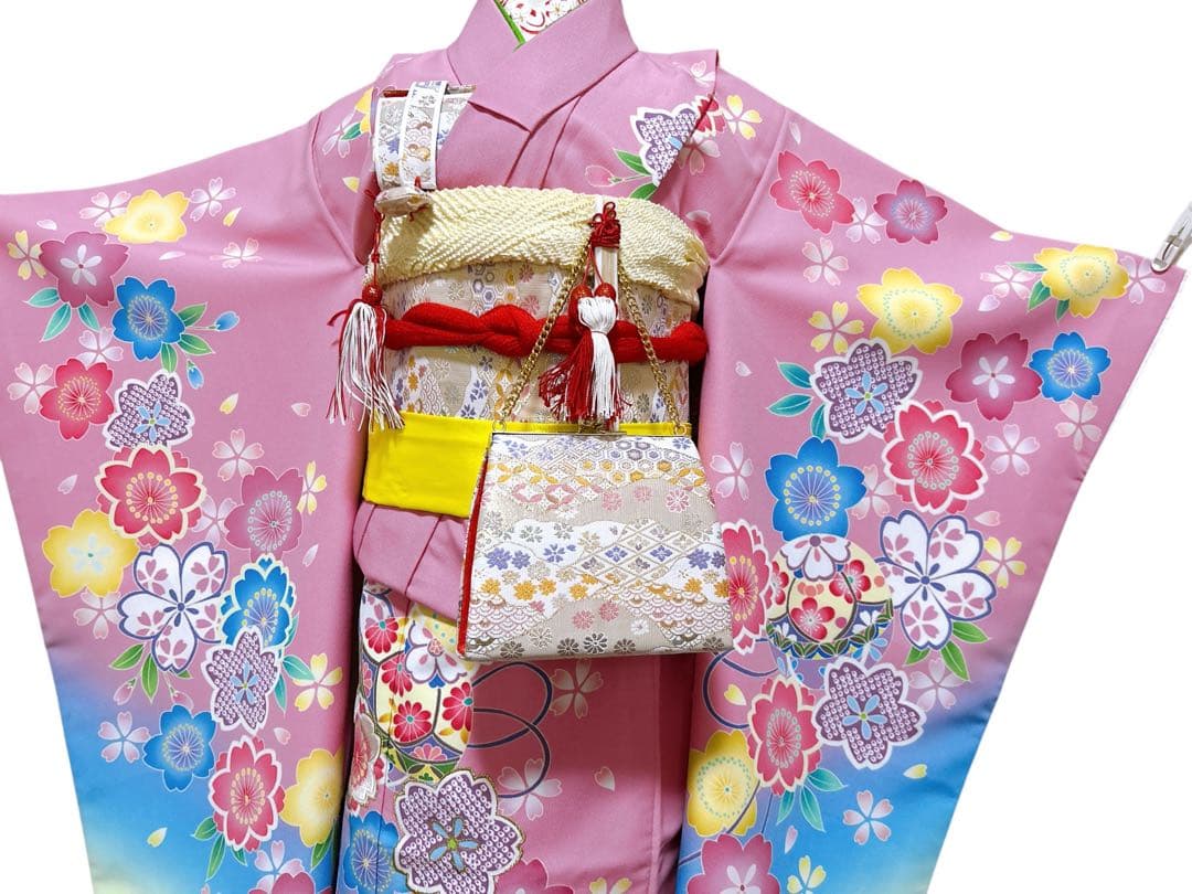 人気カラー♡七五三　7歳　女の子　フルセット　一式　ピンク系