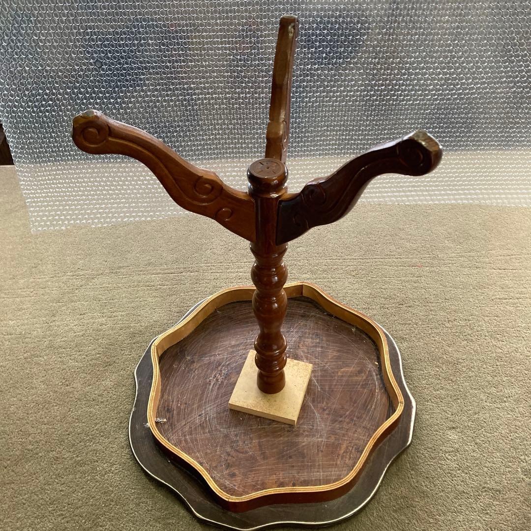 象嵌 コーヒーテーブル 丸テーブル サイドテーブル 幅52cm B