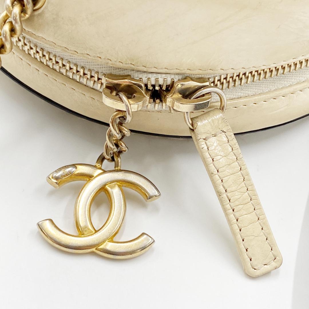 CHANEL シャネル カーフ ラウンド ロープ 2way ショルダーバッグ
