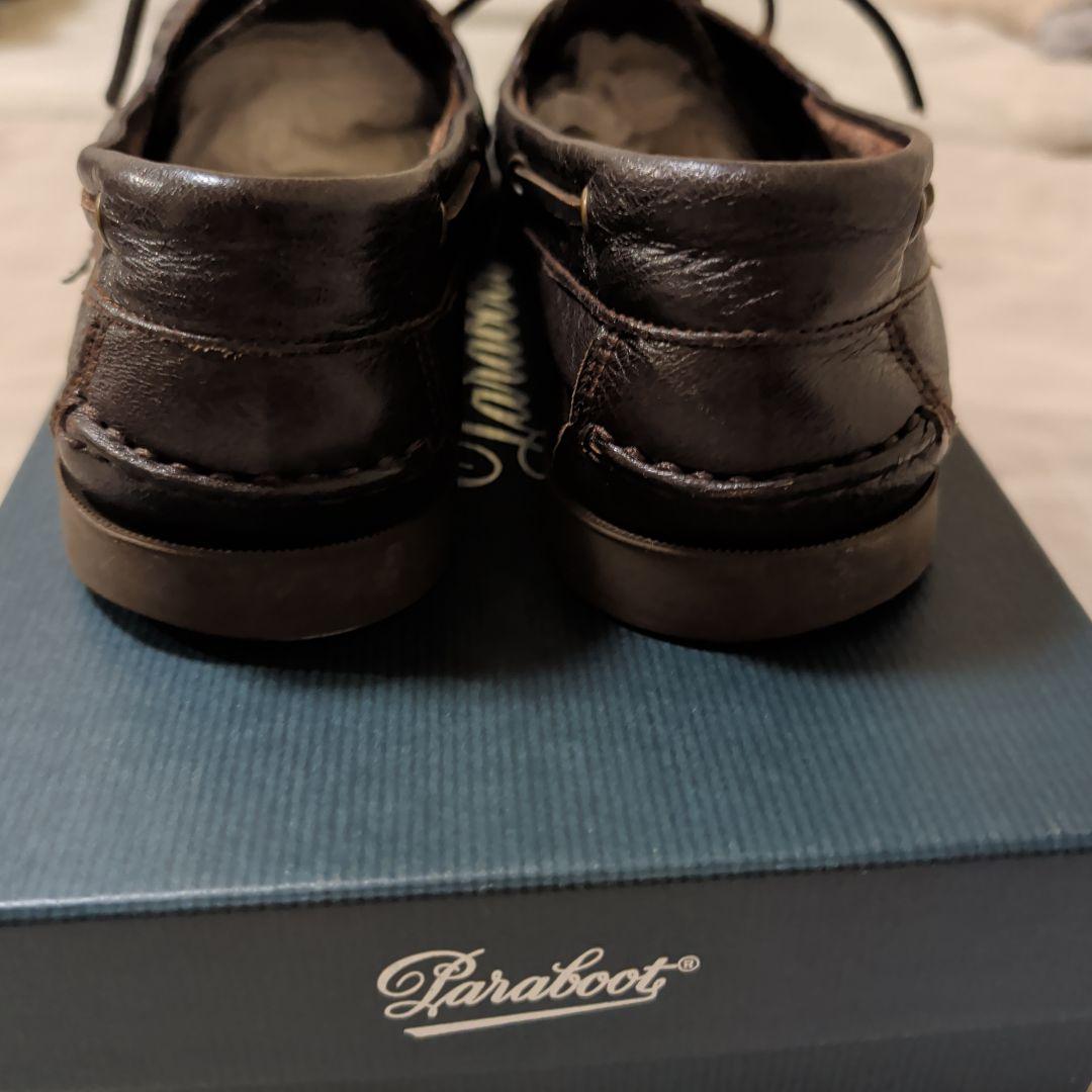BEAMS別注 Paraboot BARTH 鹿革 マロン 7.5 箱付